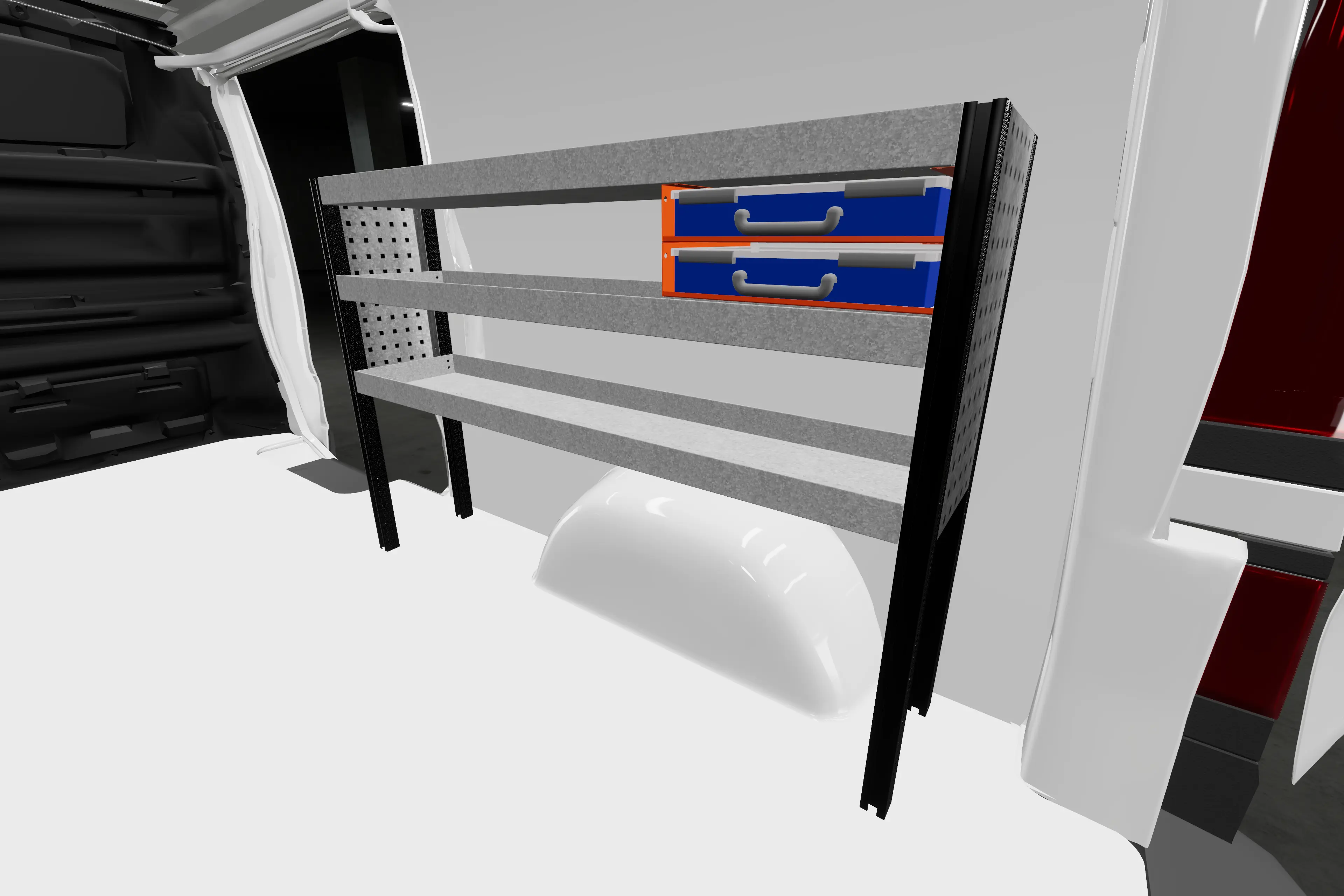 SS2 van racking Renault 