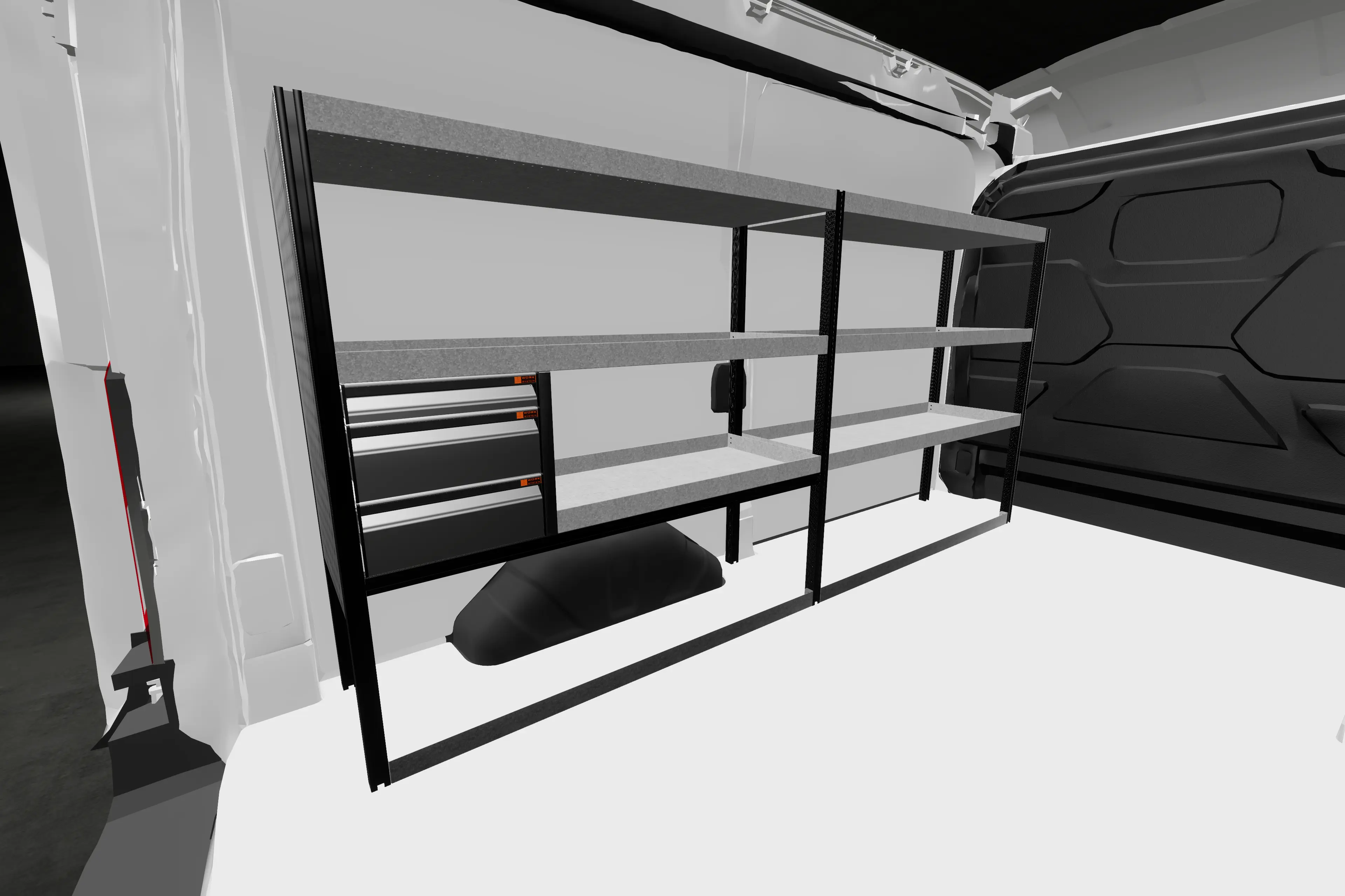 Prime van racking Ford Transit