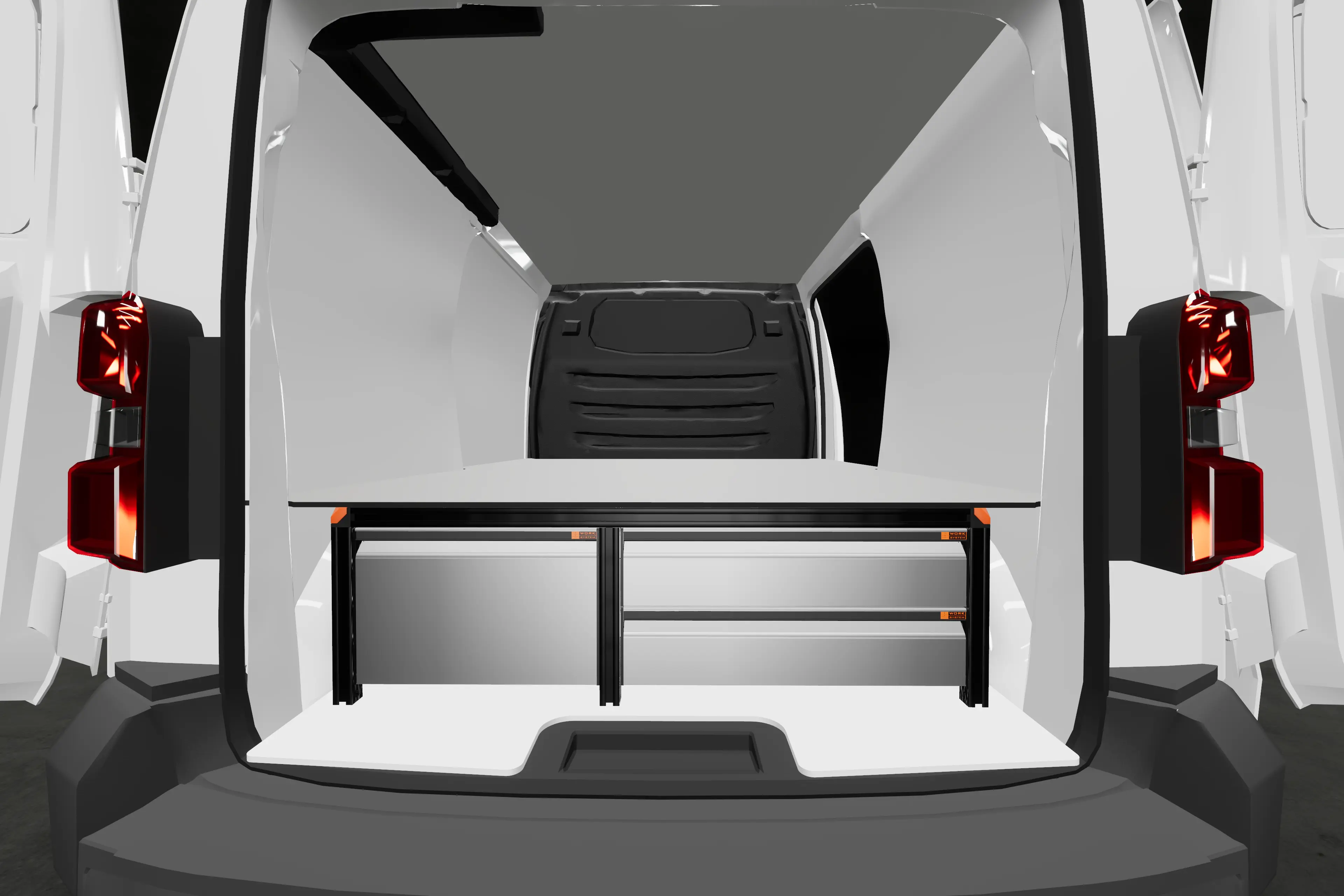 Double floor high with extra drawer Citroën Dispatch