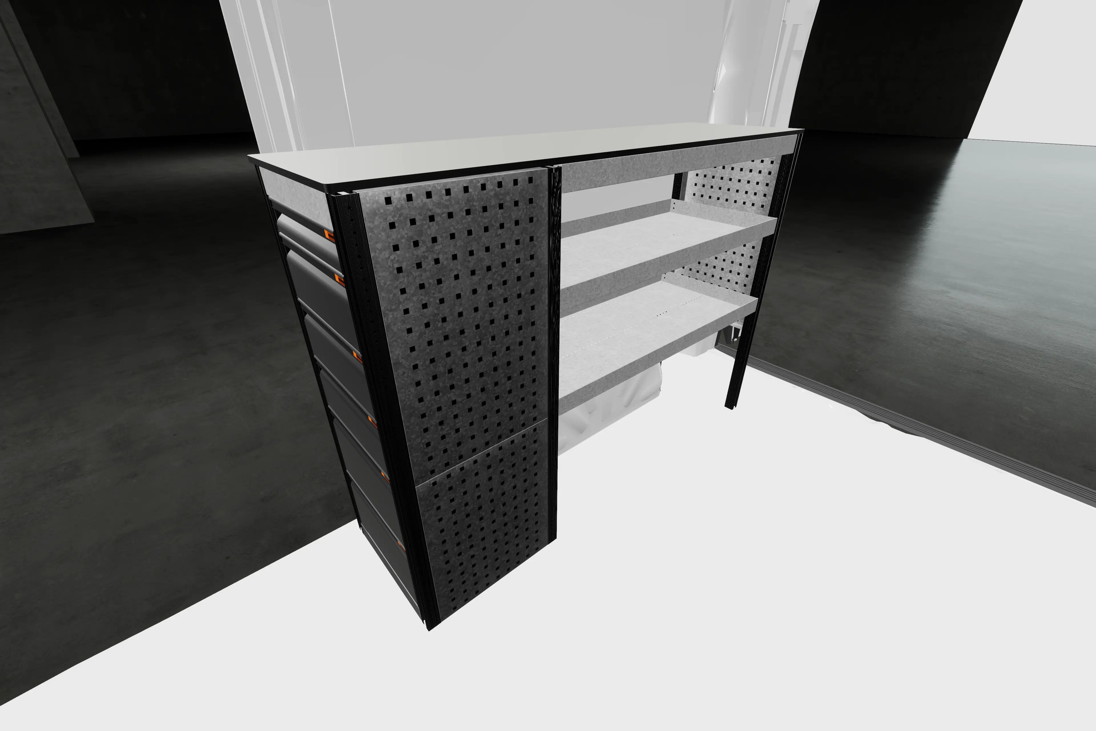 Work6 van racking Fiat Ducato