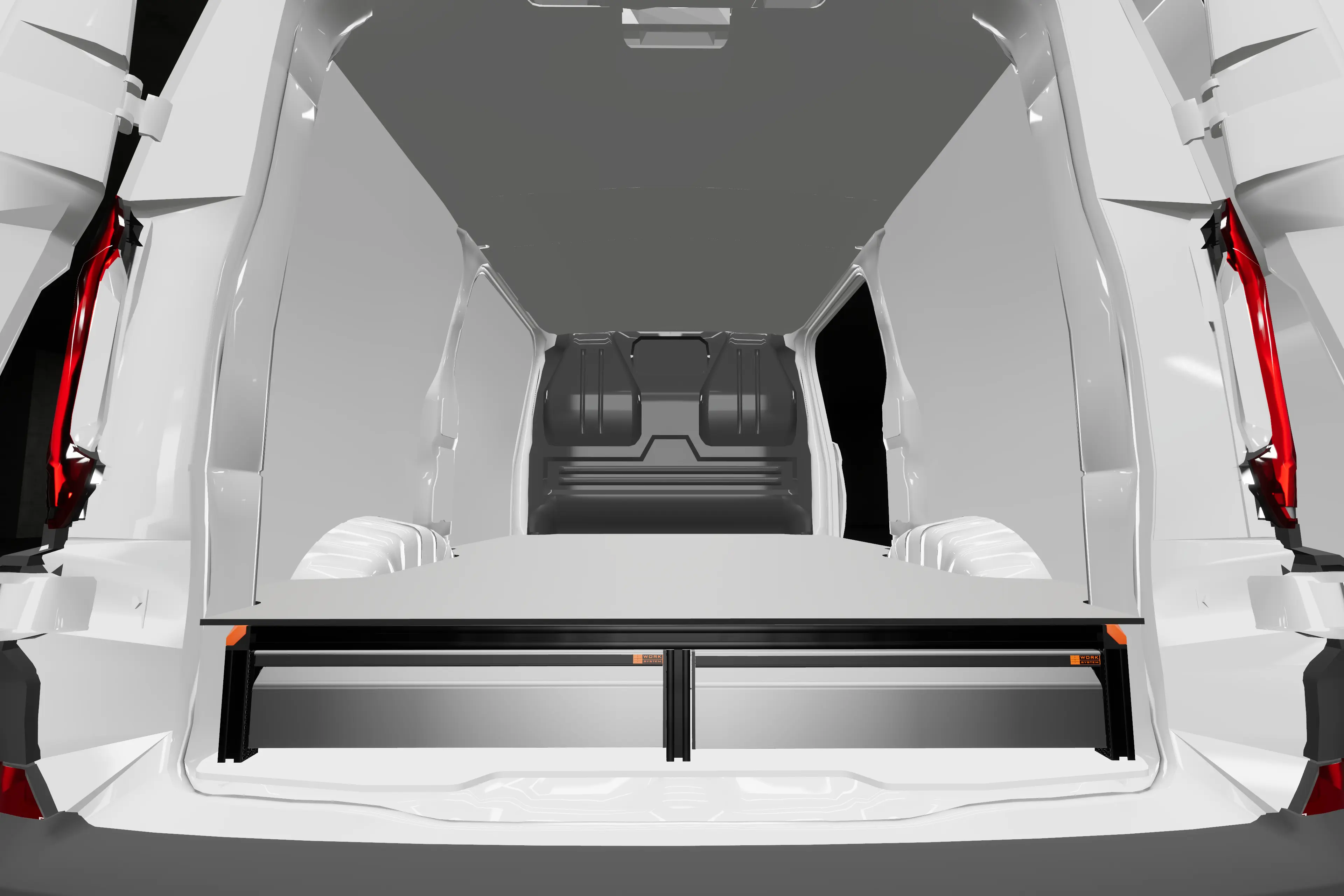 Double floor low VW Transporter